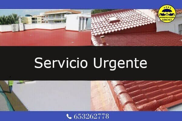 Servicio urgente impermeabilizaciones